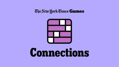 connections nyt answers key