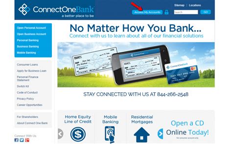 ConnectOne Bank Online Banking Login CC Bank