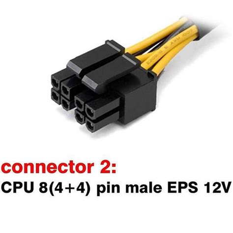 Connector Power Supply 4 Pin Processor