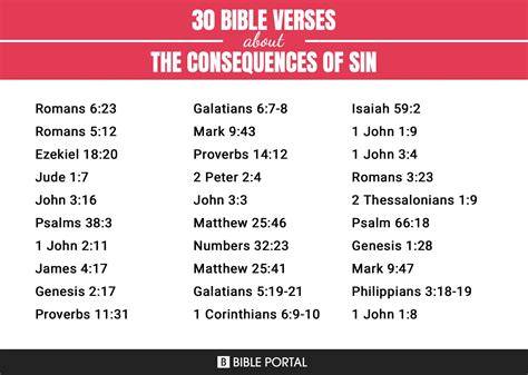 Consequences of Sin