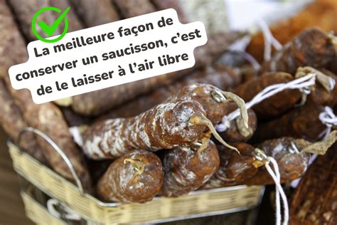 Comment conserver un saucisson sec ? Conserver saucisson