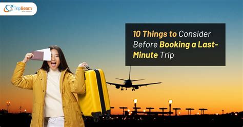 consider before booking