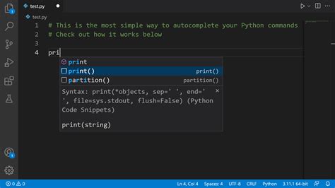 consider the following snippet of python code
