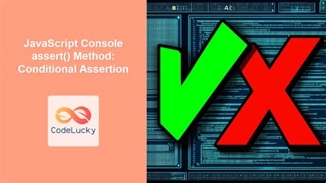 console assert javascript example