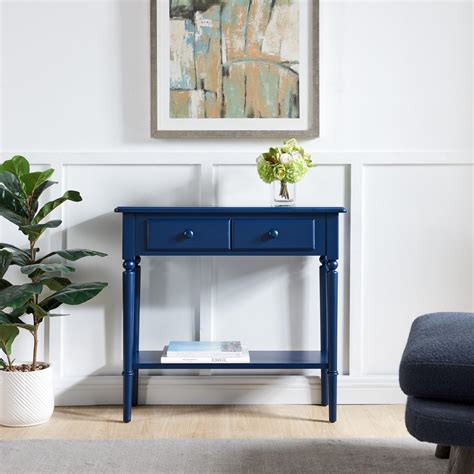Console Table Navy Blue