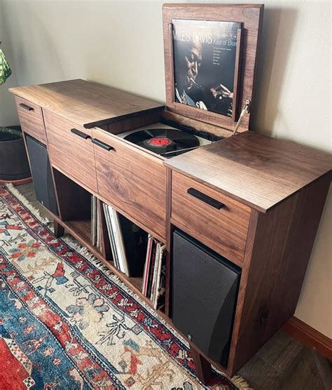 Console Table With Record Player