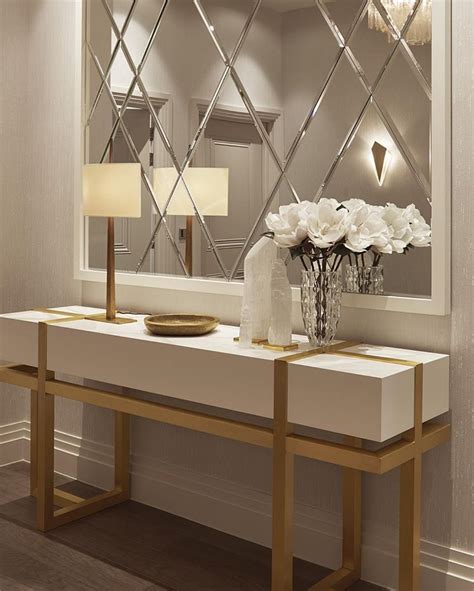 Console Table With Wall Mirror