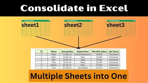 Consolidate Data with Excel