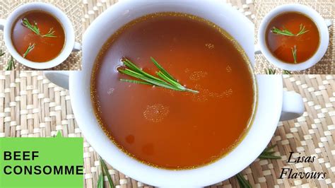 Consomme Soup Broth