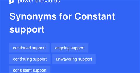 constant support in other words