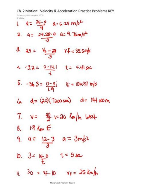 Constant Velocity Practice Problems