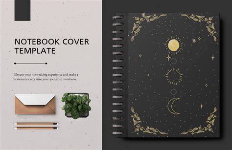Constellation Notebook Cover Printable