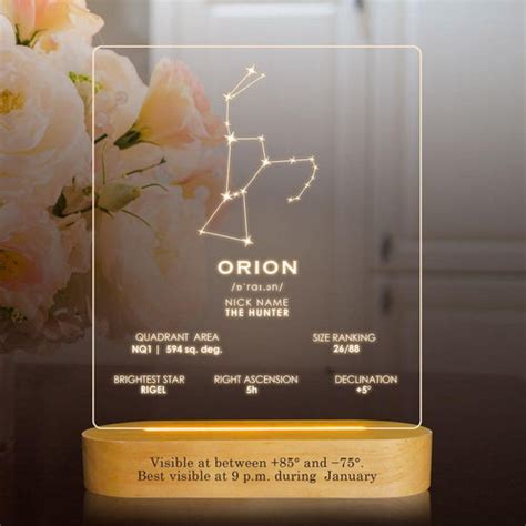 Constellation Table Night Light