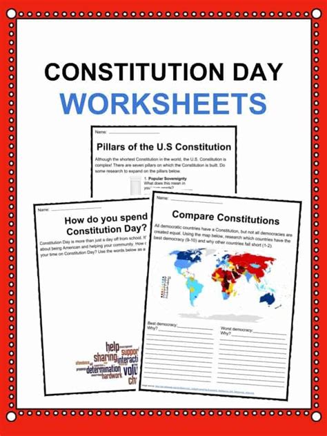 Constitution Day Quick Facts Printable