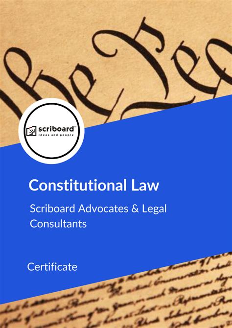 constitutional law certificate online