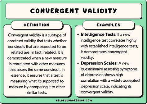 construct validity vs convergent validity