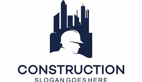 Building construction logo vector free download