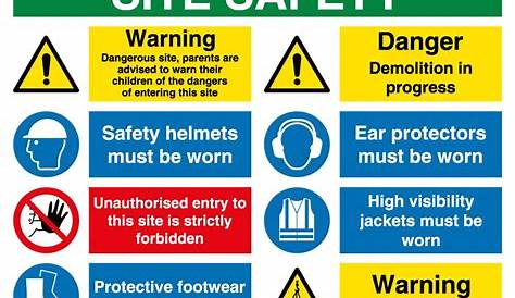Construction Job Site Safety Signs & Security Sign Authorized