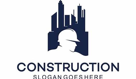 Construction Logo Design Vector Building Royalty Free Image