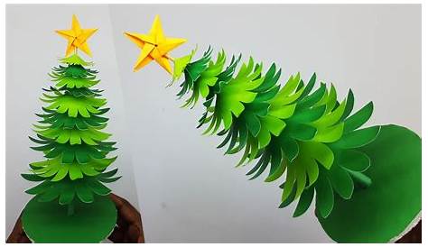 Construction Paper Christmas Tree 3d Simplest 3D Print Or Make With