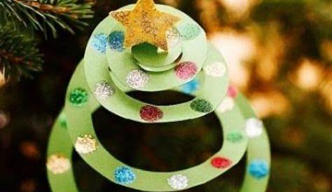 Construction Paper Christmas Tree Ornaments A Decorated Craft Of