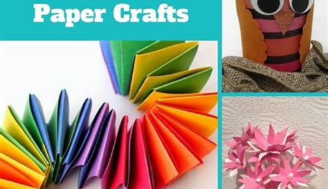 Simple and Cute Construction Paper Crafts for Kids