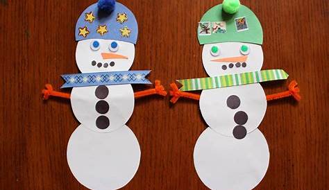 Construction Paper Snowman Hat Craft. Used Used Various Cup