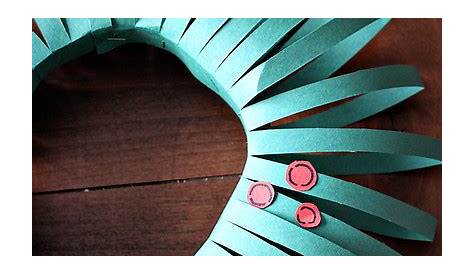 Construction Paper Wreath Tutorial Pin By Babs Yingst On s Crafts