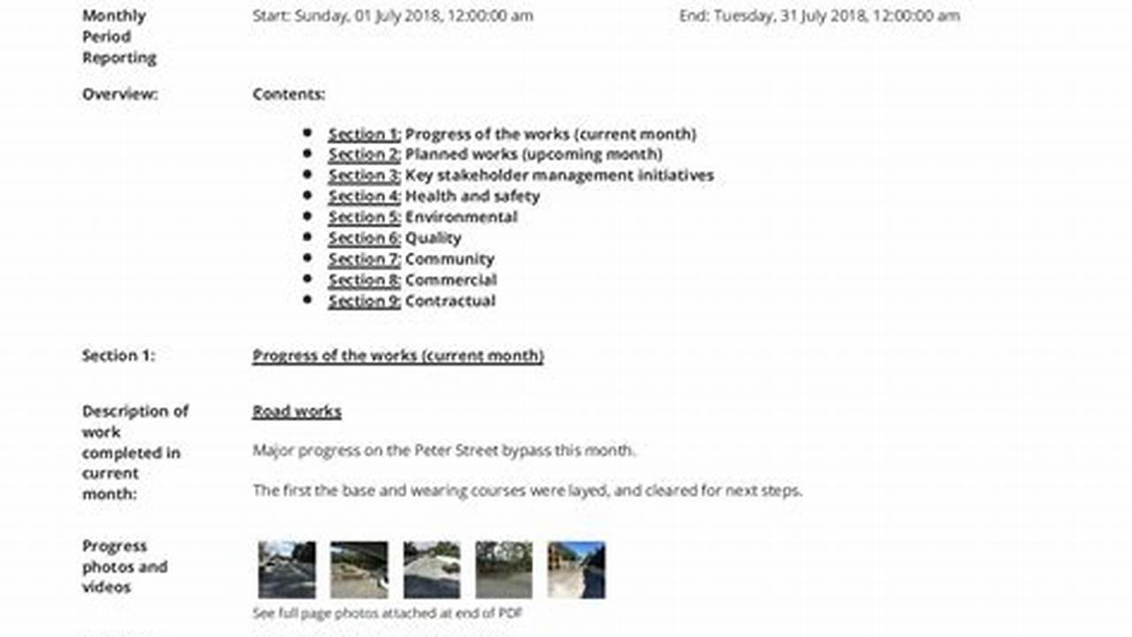 Construction Progress Report Template: A Comprehensive Guide for Detailed Progress Tracking