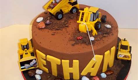 Construction Site Birthday Cake Ideas 44+