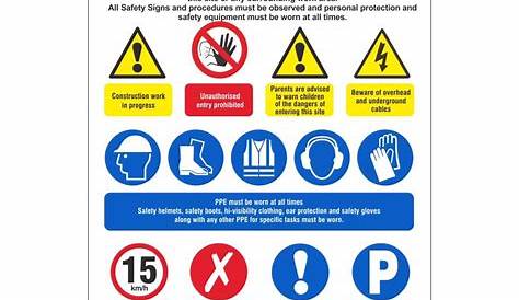 Construction Site Safety Signs Ireland Access Left Traffic