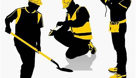 Construction Worker Silhouette Vector Free s s Clipart 20 Cliparts Download