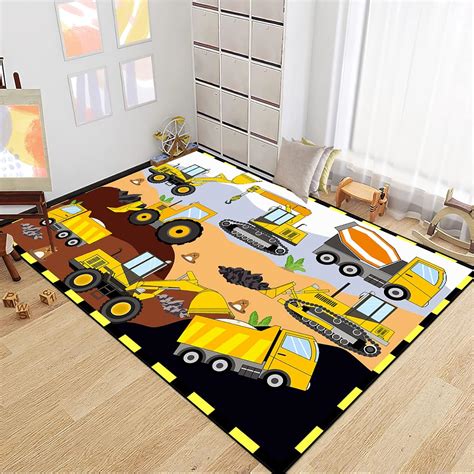 Construction Area Rug