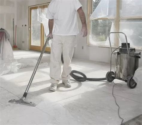 construction dust cleanup