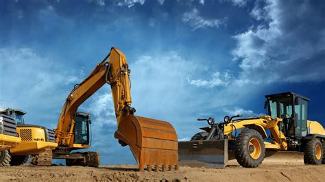 Construction Equipment At Work