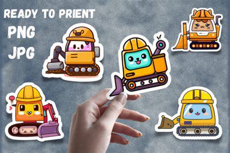 Construction Map For Stickers Printable
