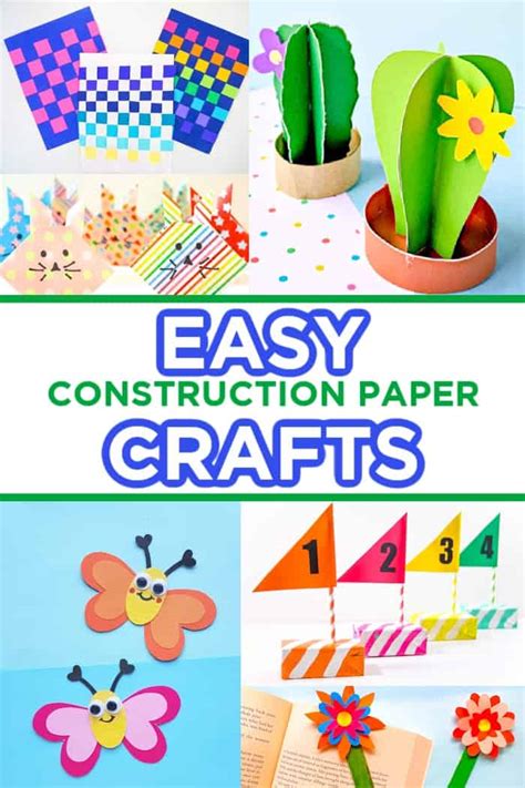 Construction Paper Crafts Easy