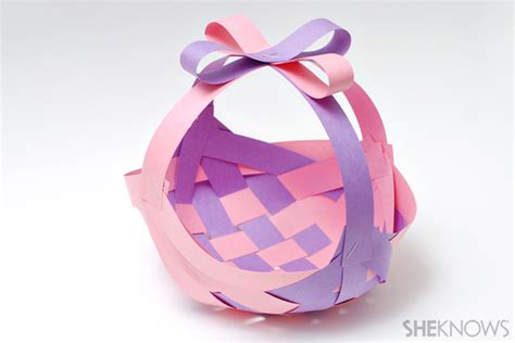 Construction Paper Easter Basket
