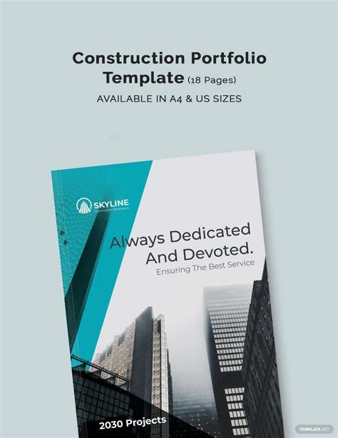 construction portfolio examples