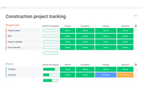 construction software tracking comparison
