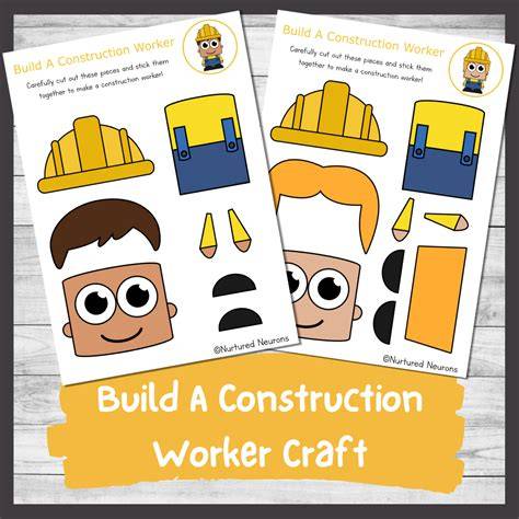 Construction Worker Printable Templates
