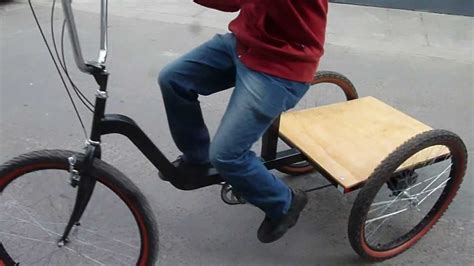 construir bicicletas reclinadas de tres ruedas