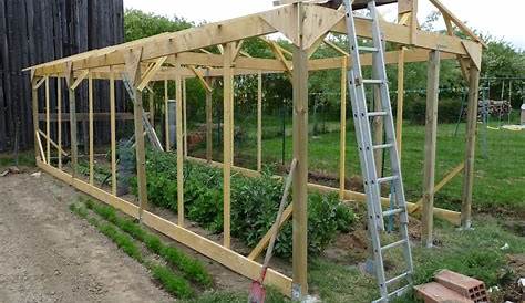 Construire une serre de jardin en bois Retour d