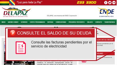 consulta de deuda electricidad