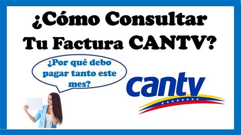 consulta saldo cantv factura