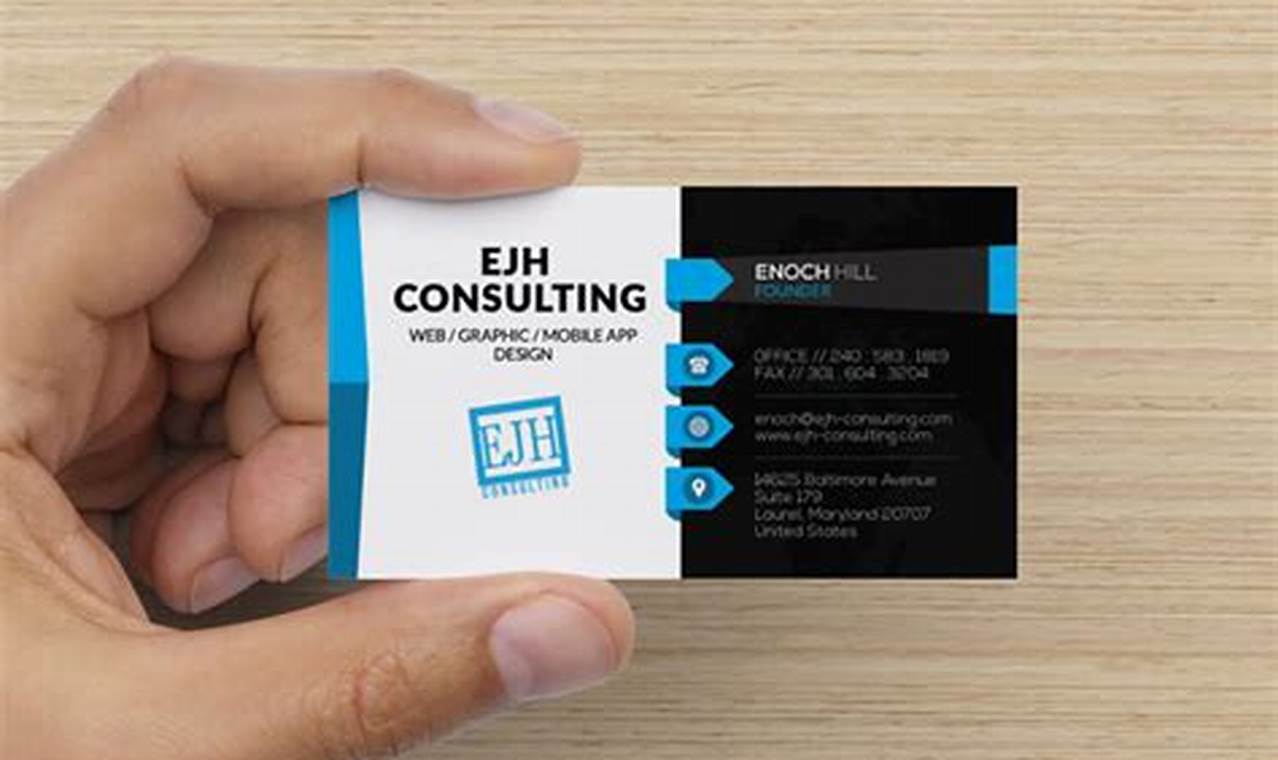 consultant business cards