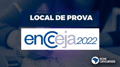 consultar local de prova encceja