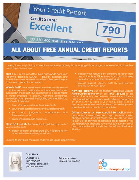 consumer annual credit report free