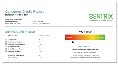 consumer credit information reporting
