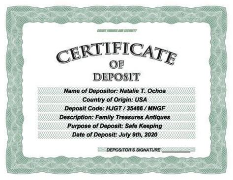consumer credit union certificate of deposit